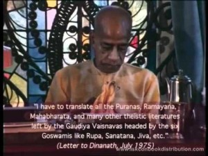 I Have To Translate The Six Goswamis All literature