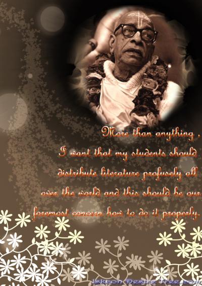 ISKCON Book Distribution Poster – 040