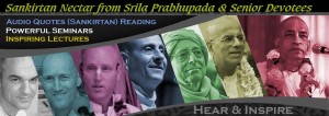 ISKCON Book Distribution Audio Feature