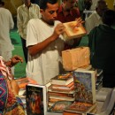 Book Distribution at Sri Vyasa Puja – ISKCON Secunderabad