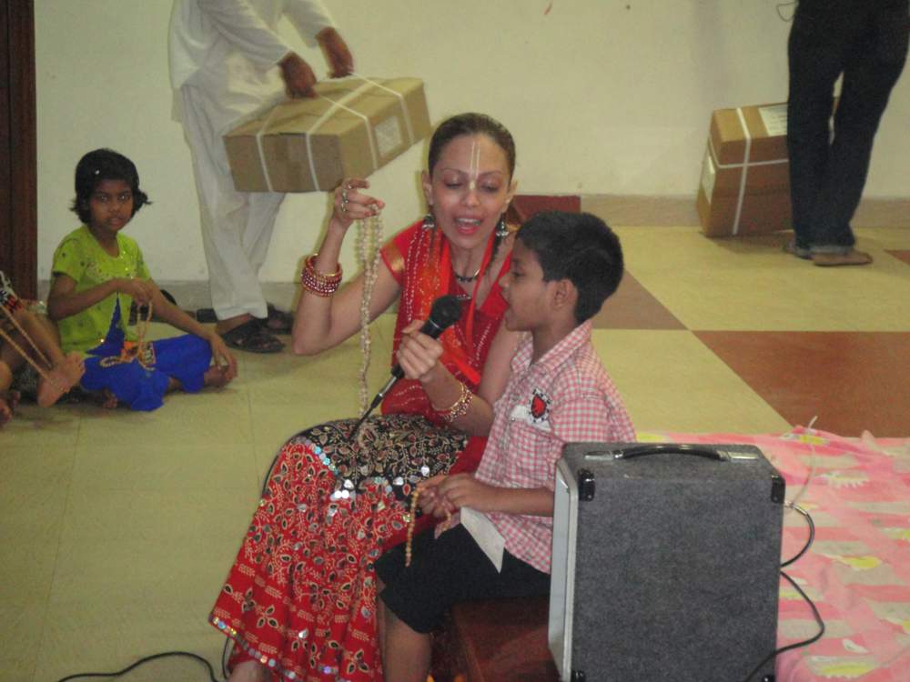 Children Chanting The Holy Name
