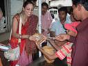 Gita Distribution to Cancer People by Bhaktin Radhika