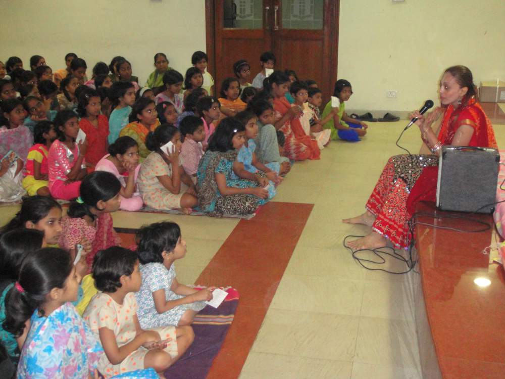 Listening to Krishna Katha