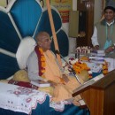 Bhagavad Gita Distribution by Gopal Krishna Goswami at ISKCON Ludhina 2009