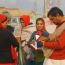Book Distribution at Kumbha Mela 2013