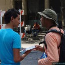 Distributed about 100 books in downtown Austin