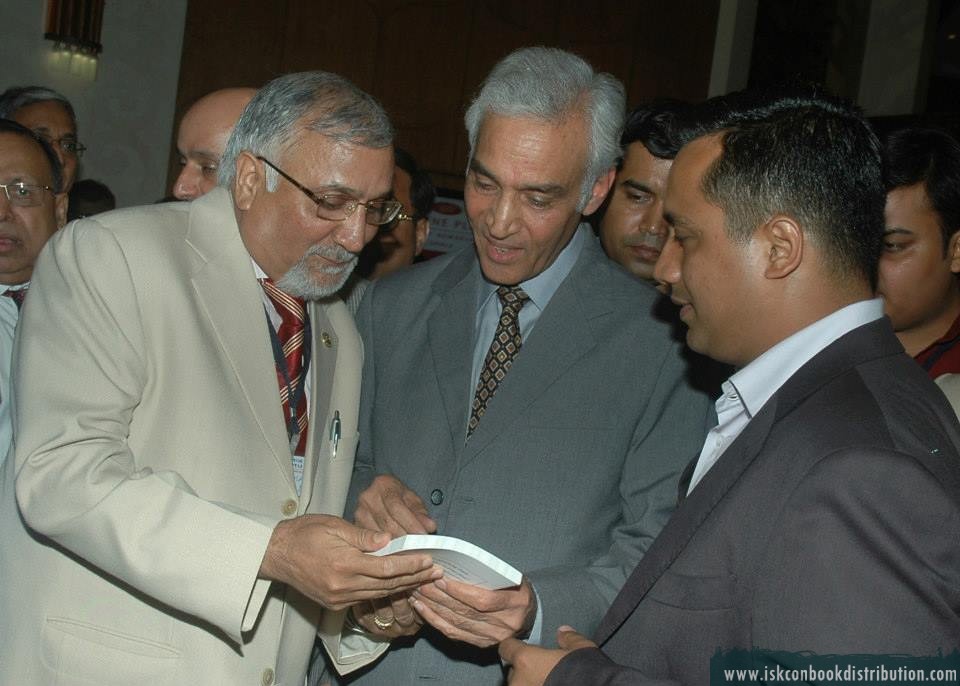 Srila Prabhupada Book to Honorable Lt Governor