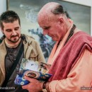 Book Distribution at Muslim Quarter with HH Indradyumna Swami