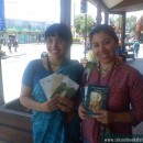 Book Distribution by Sita Bhakti Devi Dasi and her team
