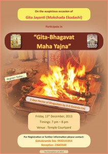 Gita Bhagavat Maha Yajna at ISKCON Chowpatty