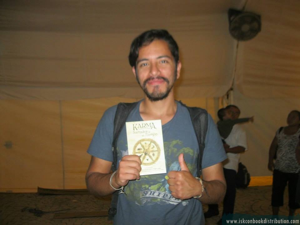 Book Distribution by Madhumati Devi Dasi