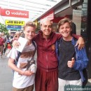 Book distribution in Auckland by Vraj Krishna Das & Team