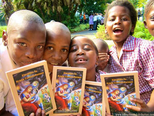 Book Distribution at Harinama in Cape Town, South Africa