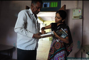 Book Distribution by ISKCON Vapi