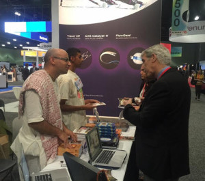 Distributing Books at the International Stroke Conference in LA 2016