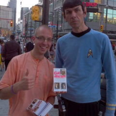 Mr. Spock gets one of Srila Prabhupada’s books to read