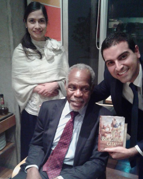 Danny Glover gets the Bhagavd-gita As It Is.