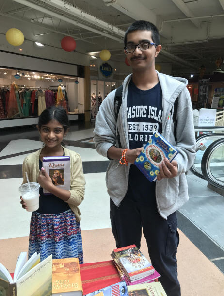 Nikhil with his cute sister