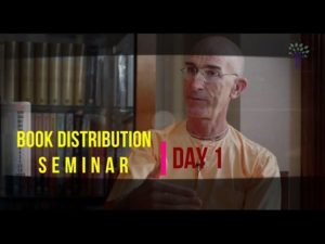 Book Distribution Seminar Day 1 by Vijaya Prabhu at Mayapur
