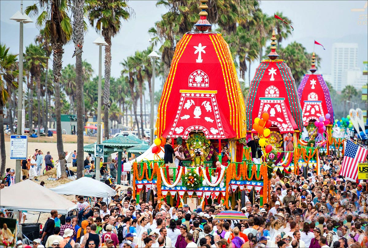 Ratha Yatra at Los Angelees 