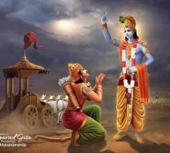 Perfectly arranged by Krishna