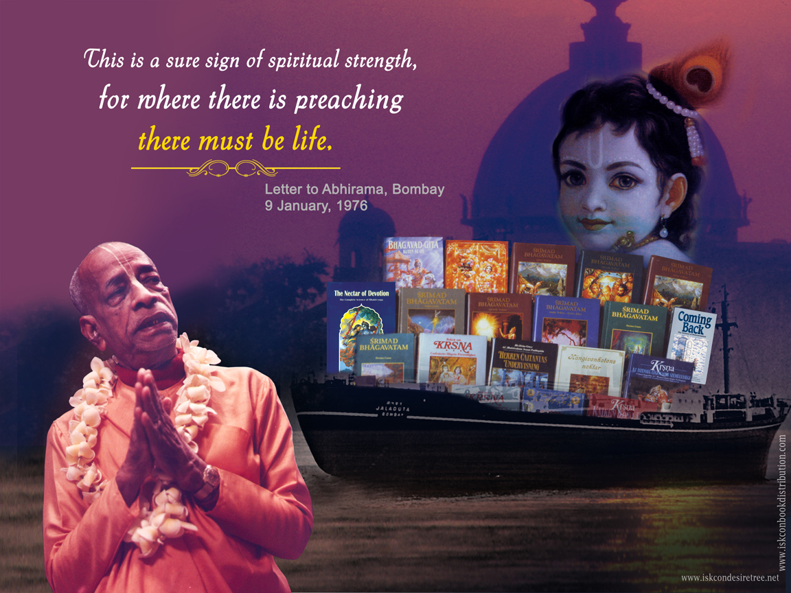 Dreams that led to book distribution and joining a temple ISKCON Book