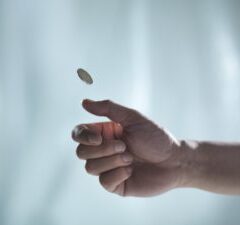 Flip a coin, call it right, and I’ll take your books!