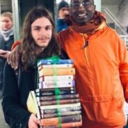 A devout atheist receives 14 books