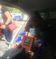 Driven by the mercy of Krsna a mother and daughter get the mercy on a drive