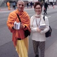 A law student with a japa bag — already close to Krsna