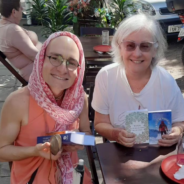 Nice encounter at an outdoor table